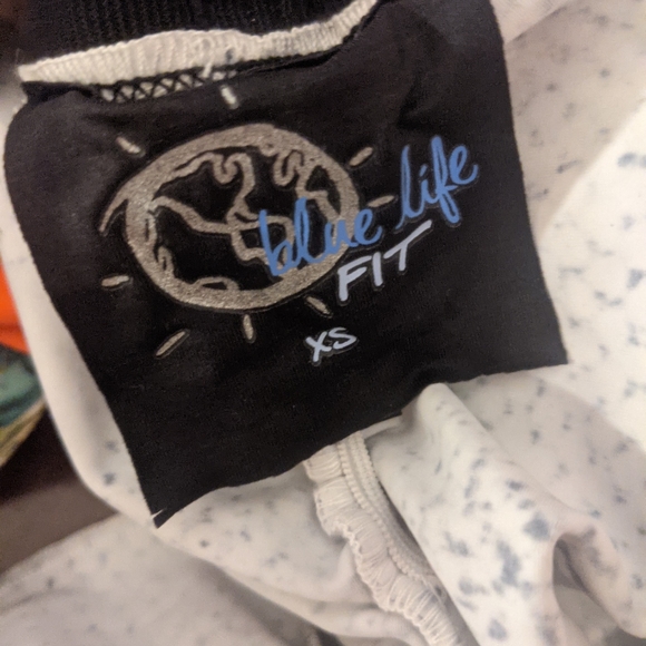 Blue Life fit white python snake mesh yoga pants xs - Picture 5 of 5